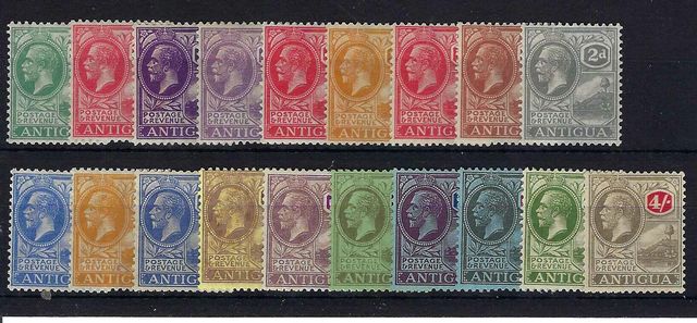 Image of Antigua SG 62/80 LMM British Commonwealth Stamp